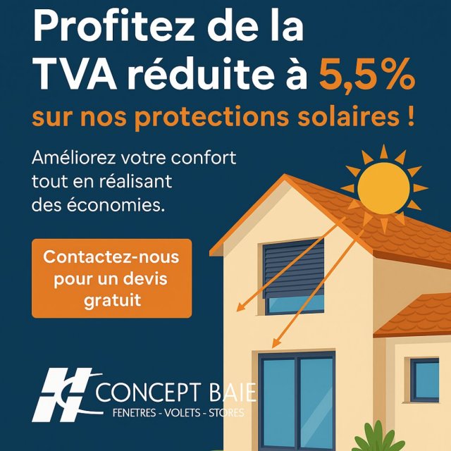 TVA réduite à 5,5 % sur les protections solaires : ce qu’il faut savoir