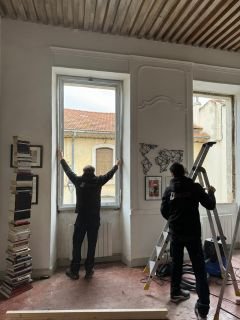 Présentation des nouvelles menuiseries