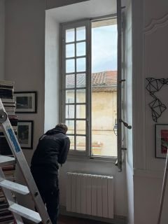 Dépose totale des anciennes menuiseries